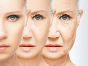 Pérdida de elasticidad de la piel con el envejecimiento